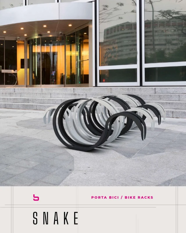 🚲✨ Sinuosity and style for your bike! ✨🚲

With Snake from The Italian Lab, design meets functionality! 🔥 Its curvy lines and modern design transform any urban space into a place that knows how to stand out. 🌆🌟

🔸 It's not just a bike rack, it's a work of art that brings a touch of elegance to cities! 🎨💫

🌀 Snake's charming curves fit every corner, creating a perfect contrast to the urban environment. A perfect solution for those who like to move around on a bike in style! 🚴‍♂️✨

📍 Perfect for squares, parks and city streets that want a practical yet innovative piece of furniture. 🌍💚

🔗 Learn more about The Italian Lab! 
🌐 www.theitalianlab.it
.
.
.
#DesignUrban #BikeSnake #TheItalianLab #StyleInMovement #ModernFurniture #CitiesInEvolution #BikeStyle